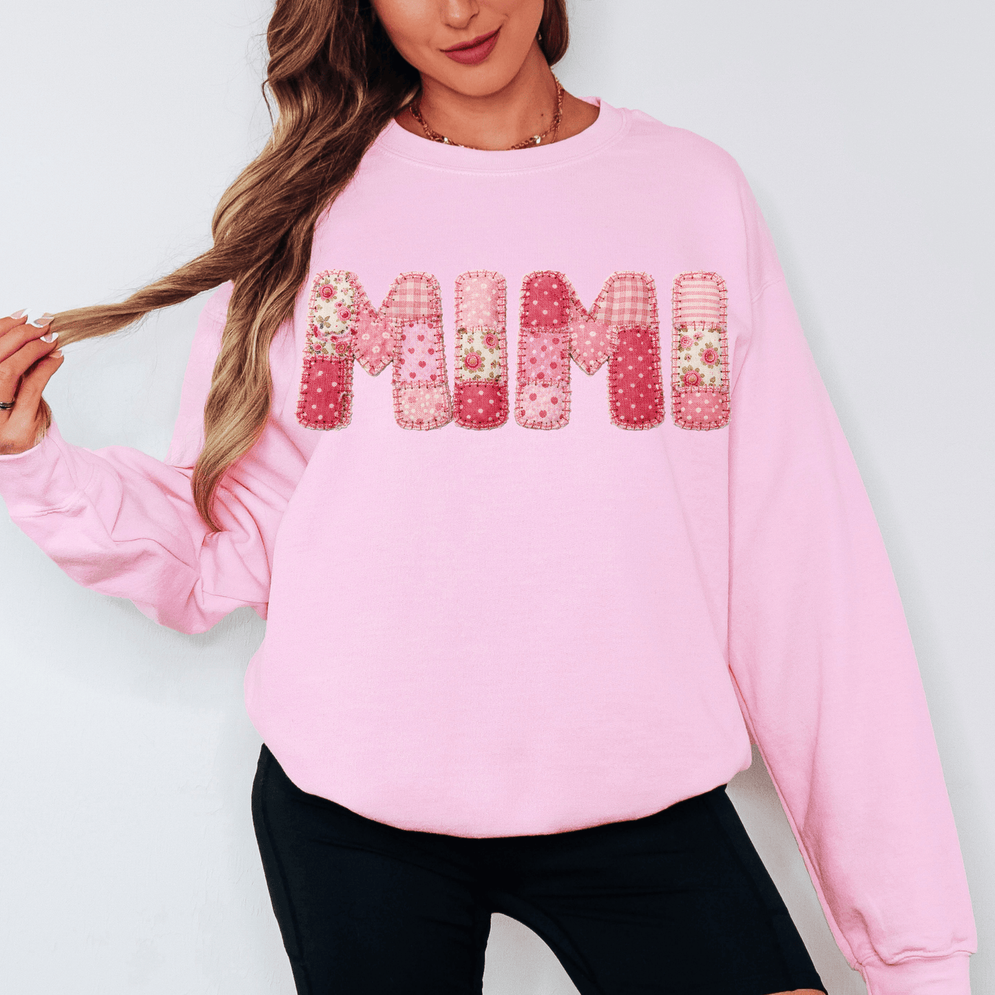 “Mimi” Patchwork Pullover