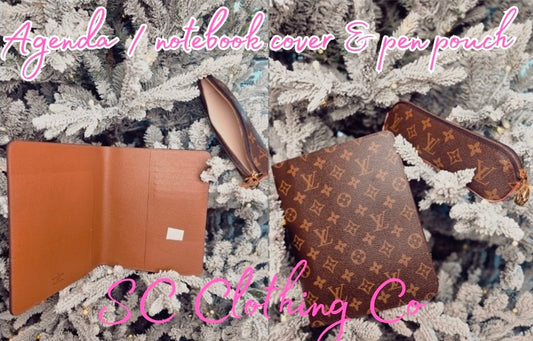 journal cover and pencil pouch