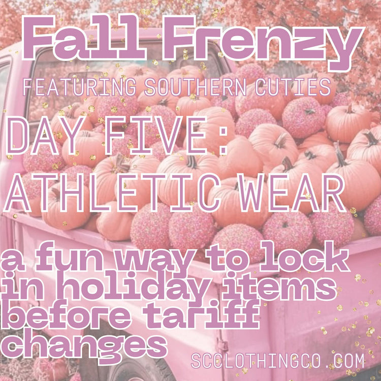 Fall Frenzy Day 5: Athletic Wear