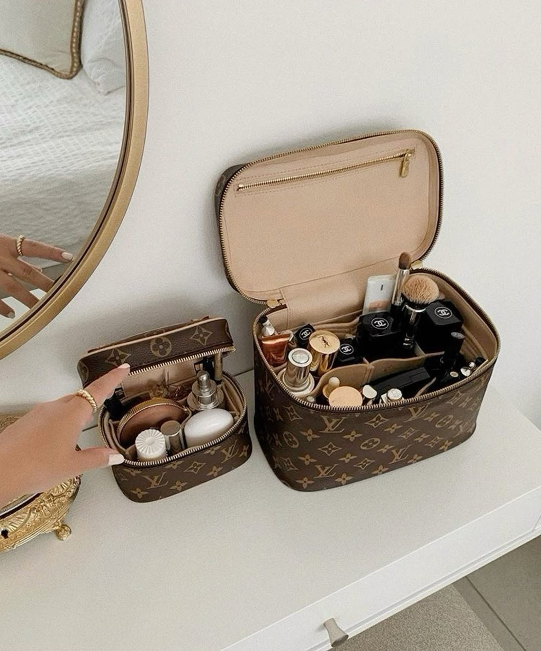 Makeup Bags + Pouches