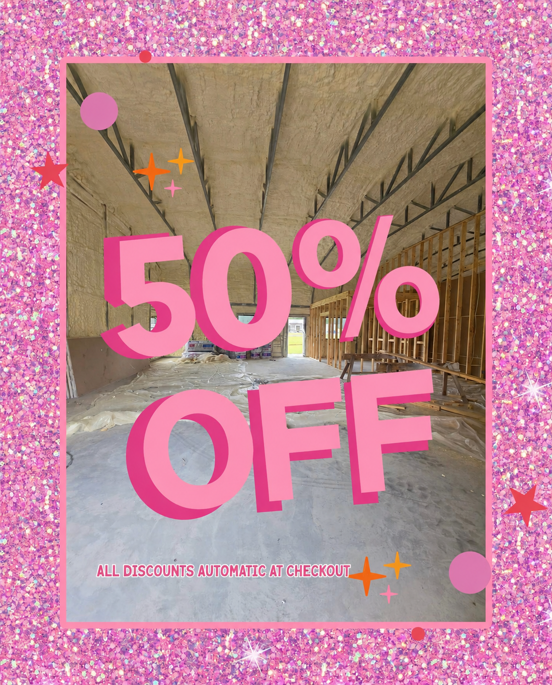 50% OFF!!