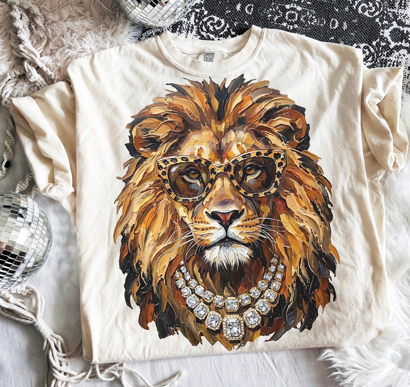 Glam Tiger Comfort Colors Tee