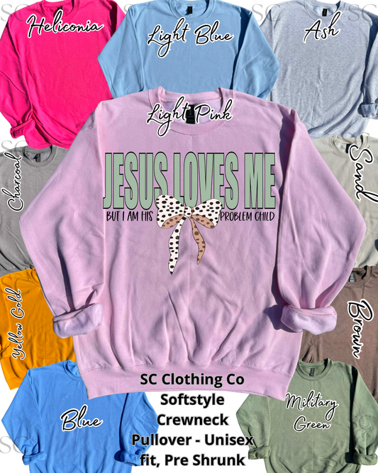 Pullover Jesus Loves Me Funny