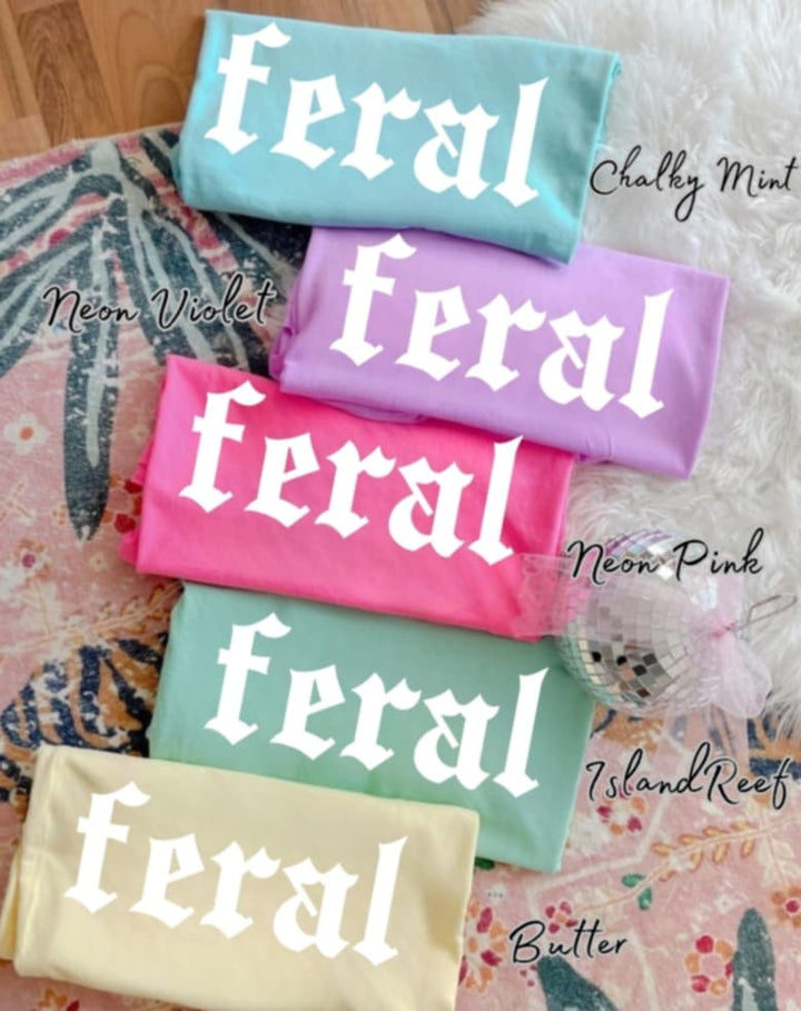 Feral ADULT TEE OR PULLOVER
