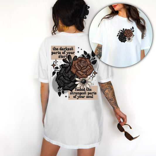 Darkest parts of your story pocket ADULT TEE OR PULLOVER