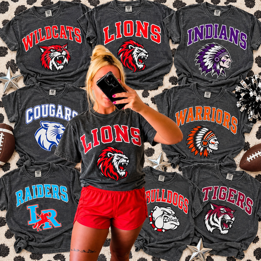 **CUSTOM - use your own team!** MASCOT GAME DAY {tee, long sleeve or pullover}
