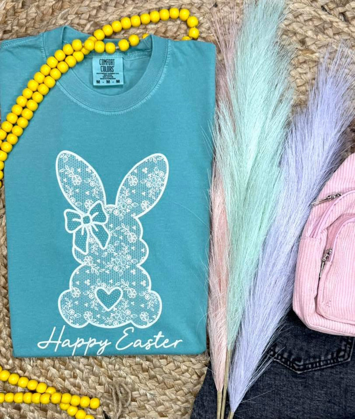 Lace Bunny ADULT TEE OR PULLOVER