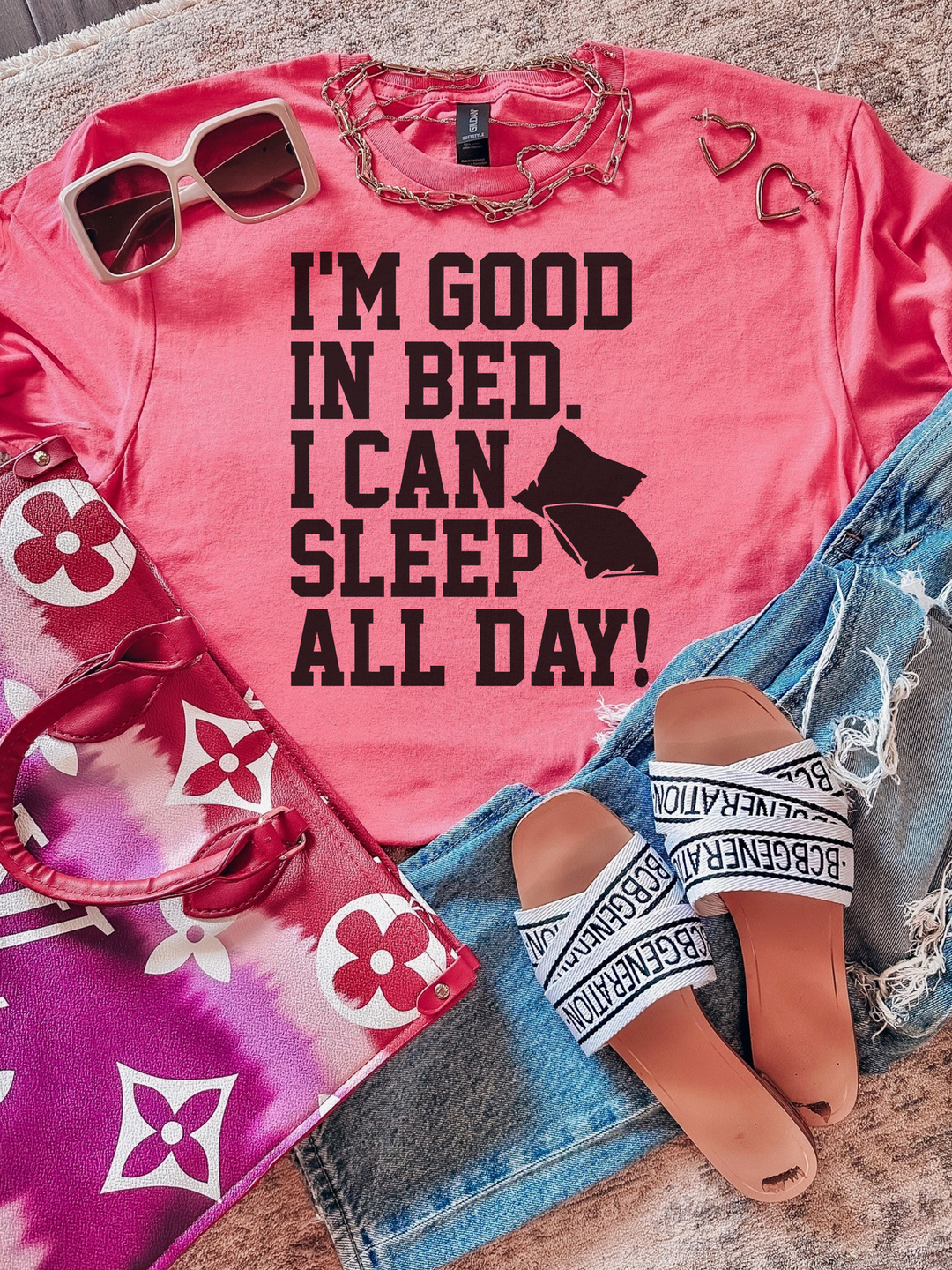 Good in bed snarky ADULT TEE OR PULLOVER