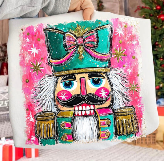 Colorful Nutcracker ADULT & YOUTH TEE OR PULLOVER