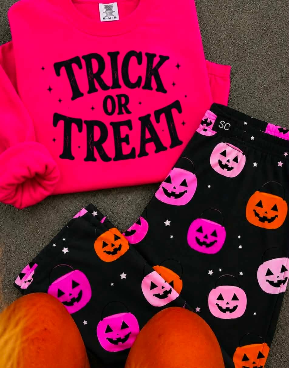 Trick or Treat Pullover Youth & Adult