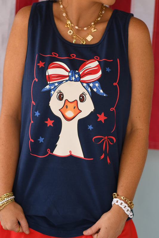 4th of july goose Tank