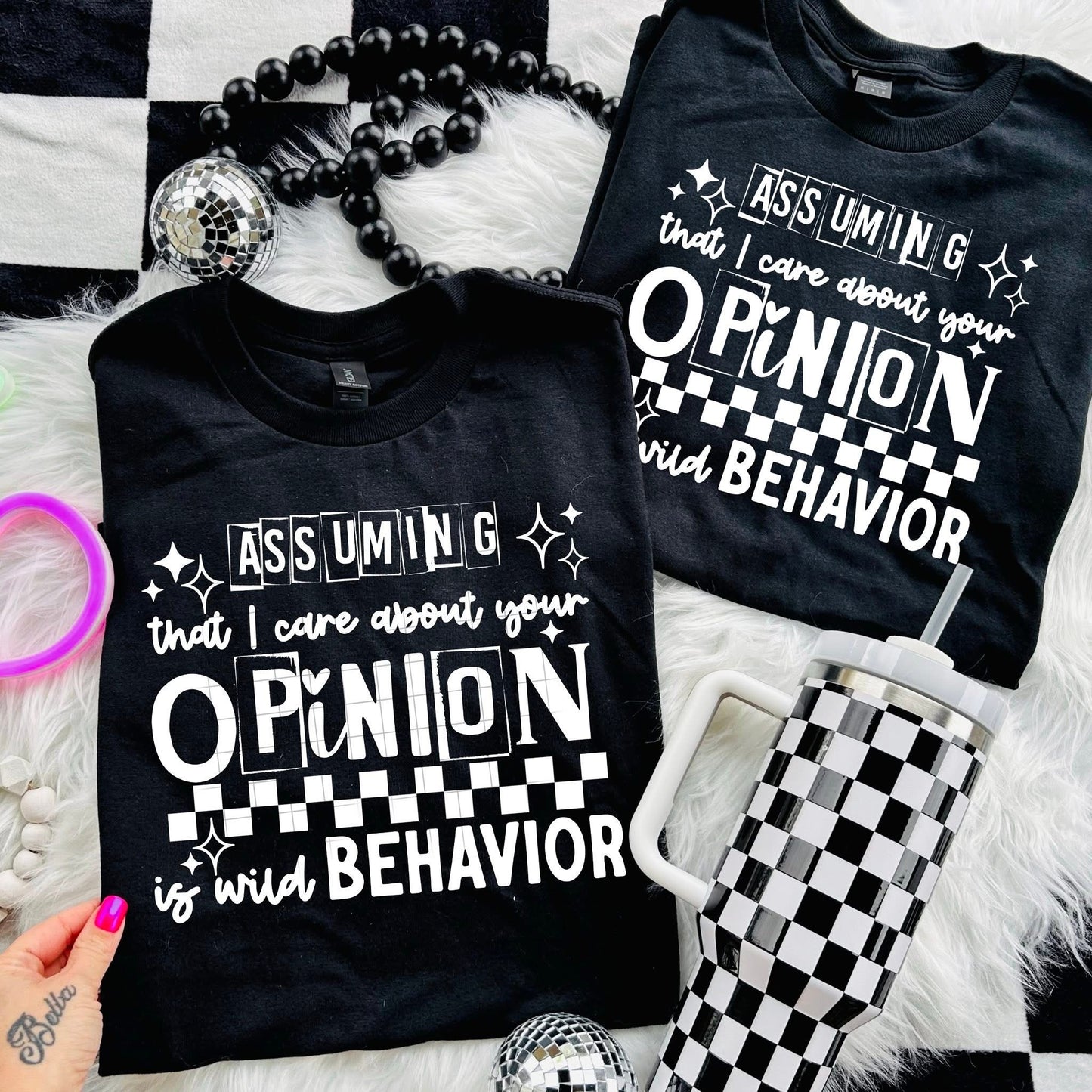 Assuming that I care about your opinion ADULT TEE OR PULLOVER
