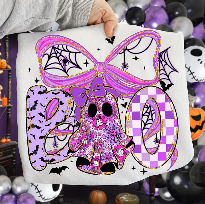 Boo Girly Ghost Comfort Color Tee