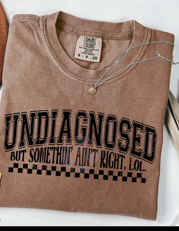 Undiagnosed but something aint right ADULT TEE OR PULLOVER