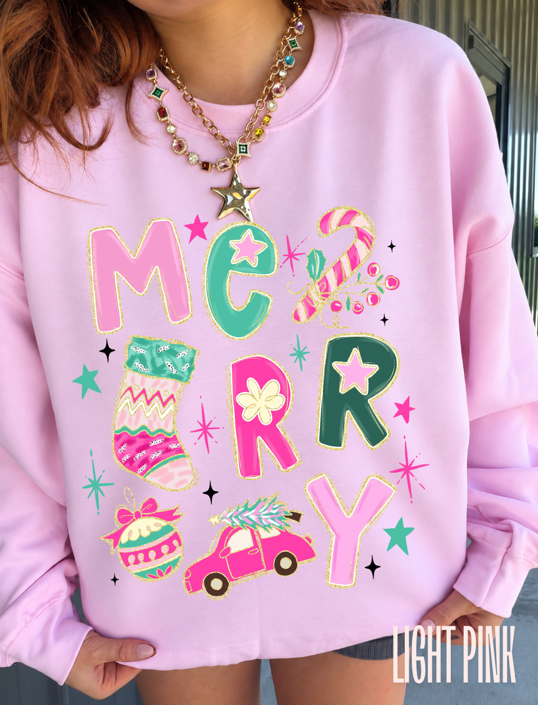 Pink Merry Pullover