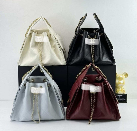 Double c leather