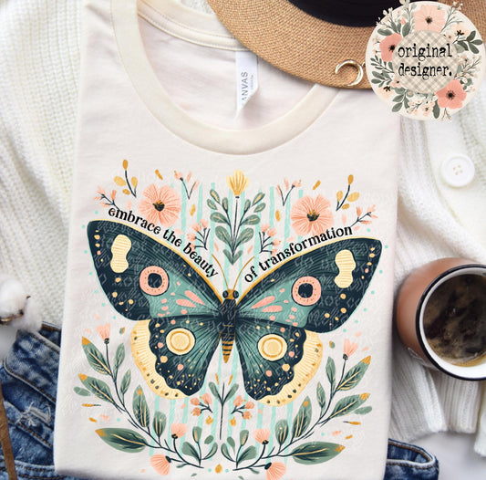 Butterfly ADULT TEE OR PULLOVER
