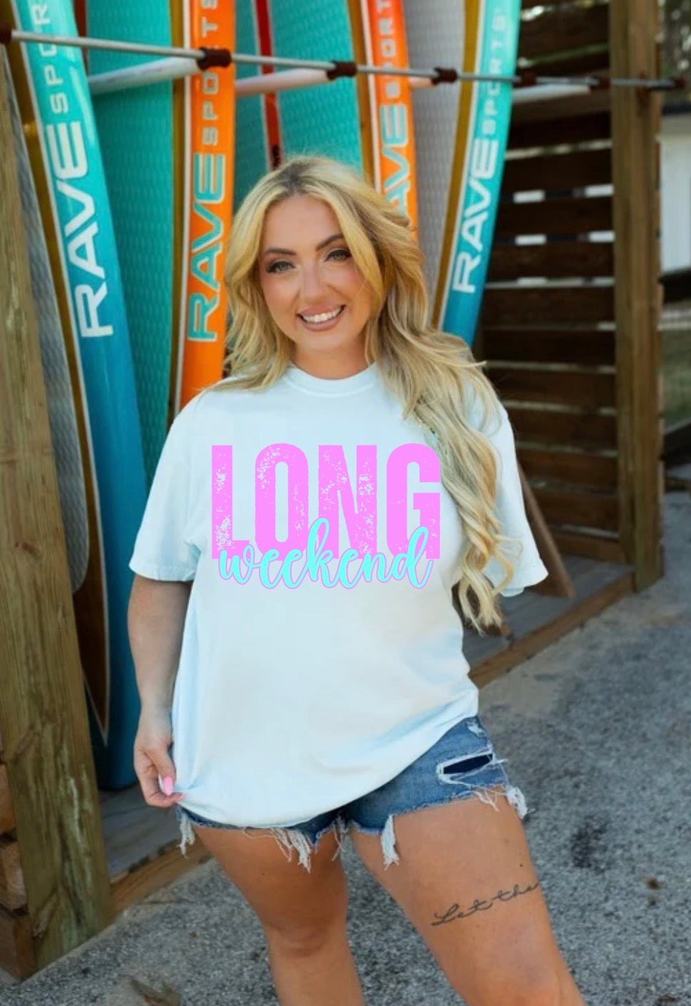 Long Weekend Comfort Colors Tee