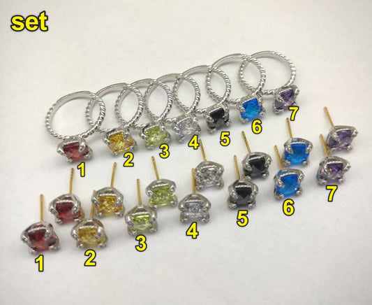DY earring ring set