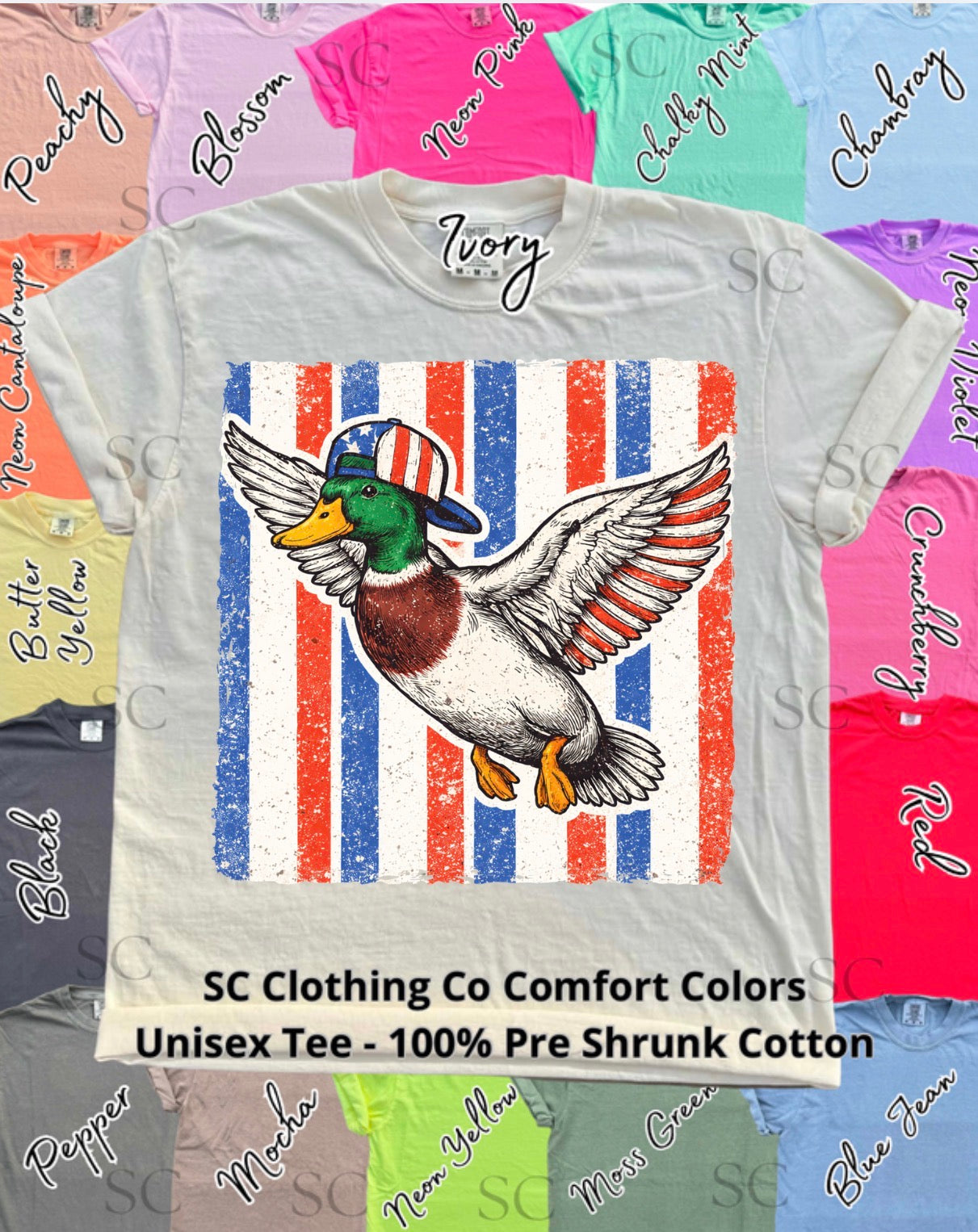 Freedom Flyaway Duck Comfort Colors Tee