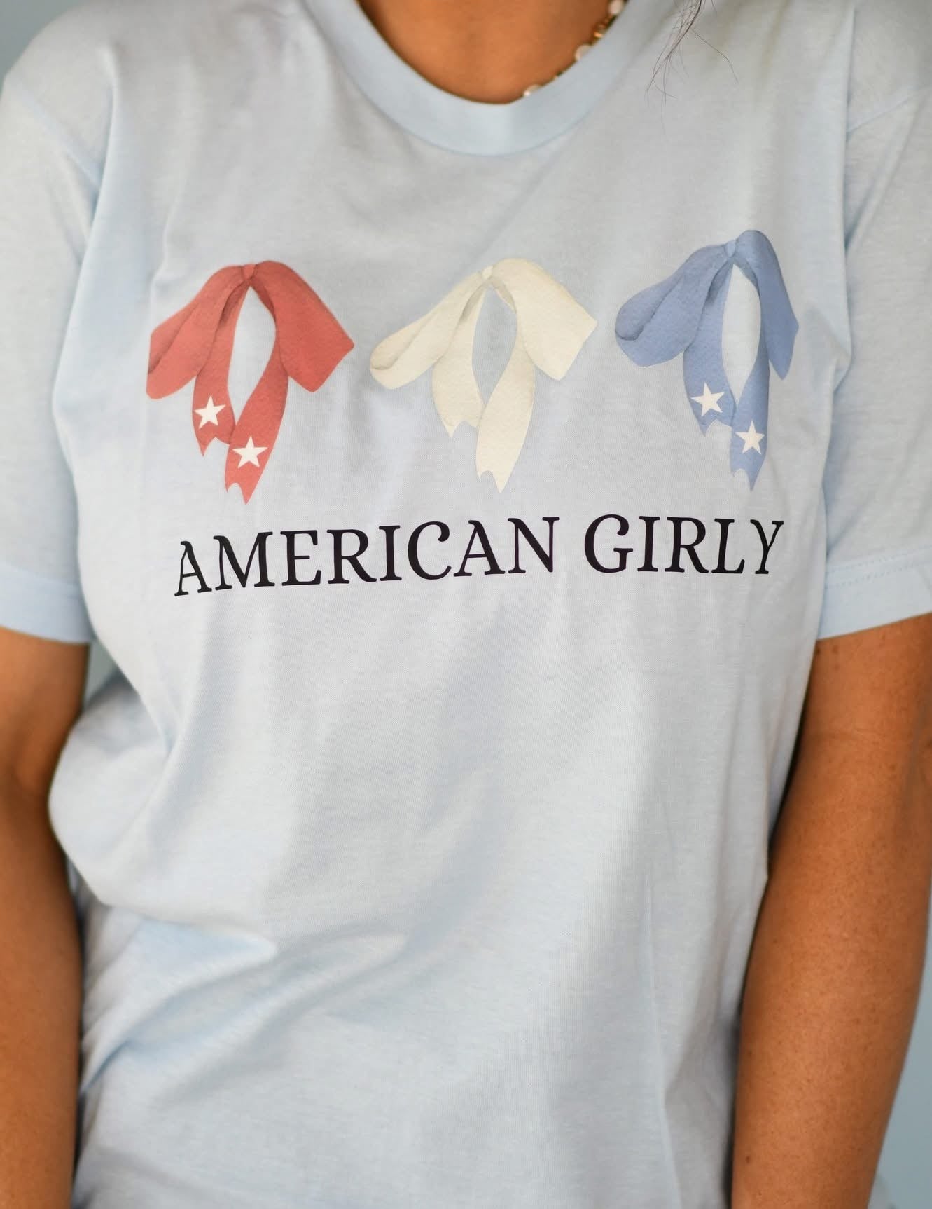 American girly coquette ADULT TEE OR PULLOVER