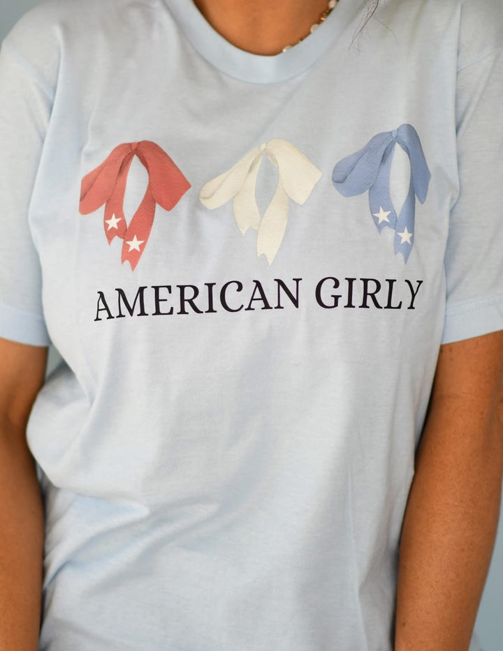 American girly coquette ADULT TEE OR PULLOVER