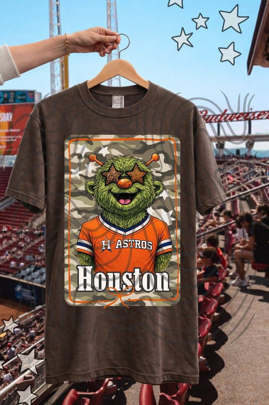 H Town Camo Comfort Colors Tee