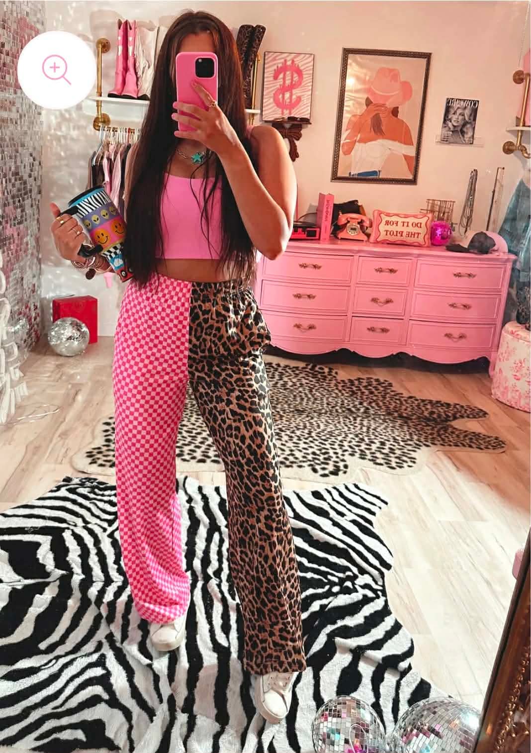 Double Trouble Split Pattern Pants {preorder}