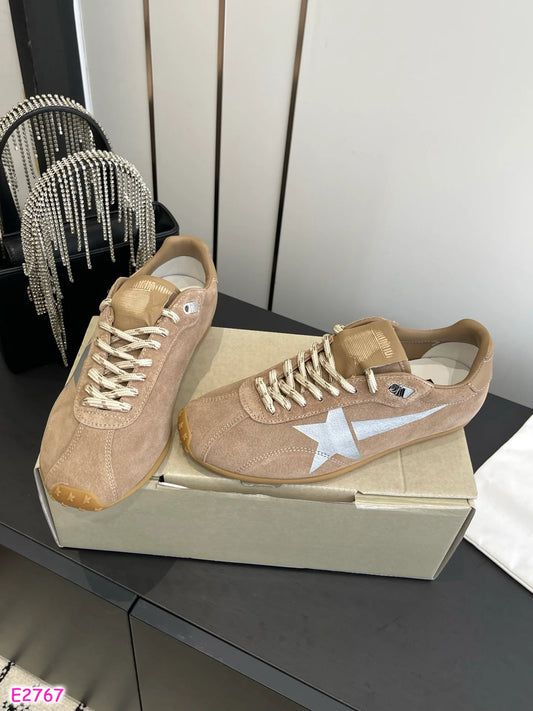 Taupe  Golden G tennis shoe style
