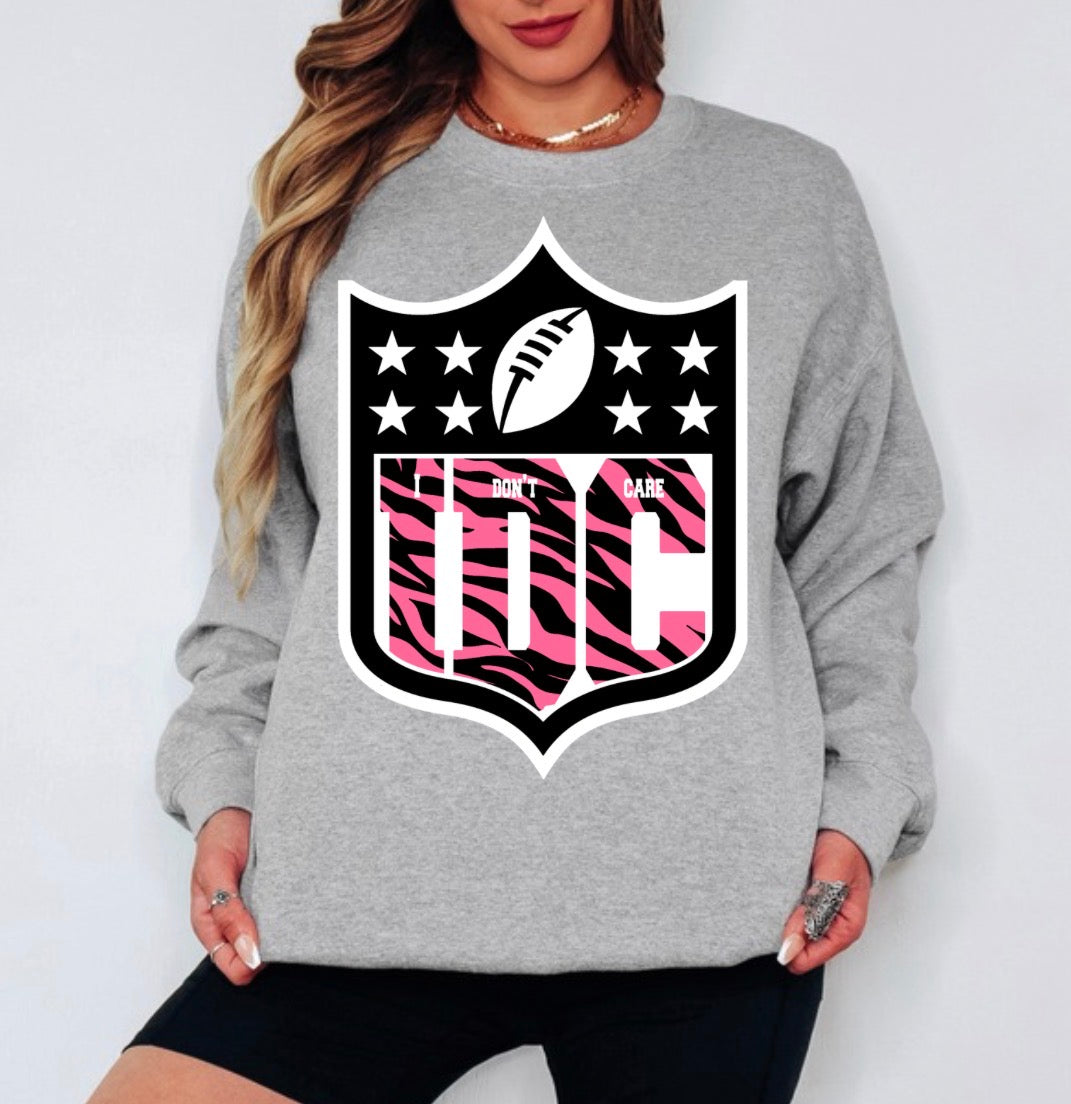 Idc Pink/Black Zebra Pullover