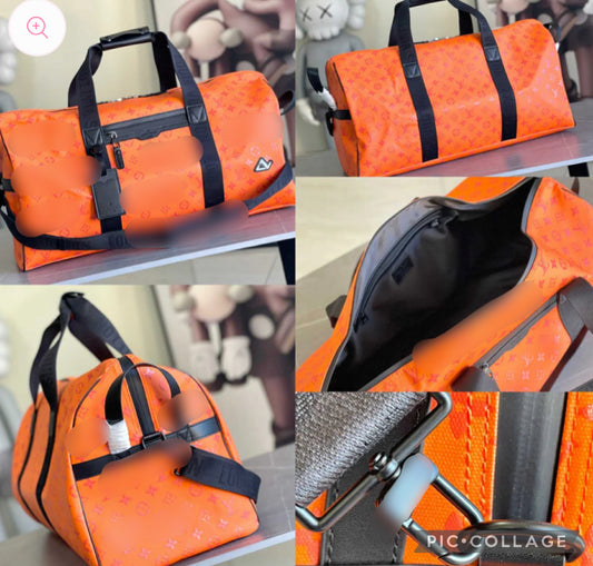 Orange Vee duffle