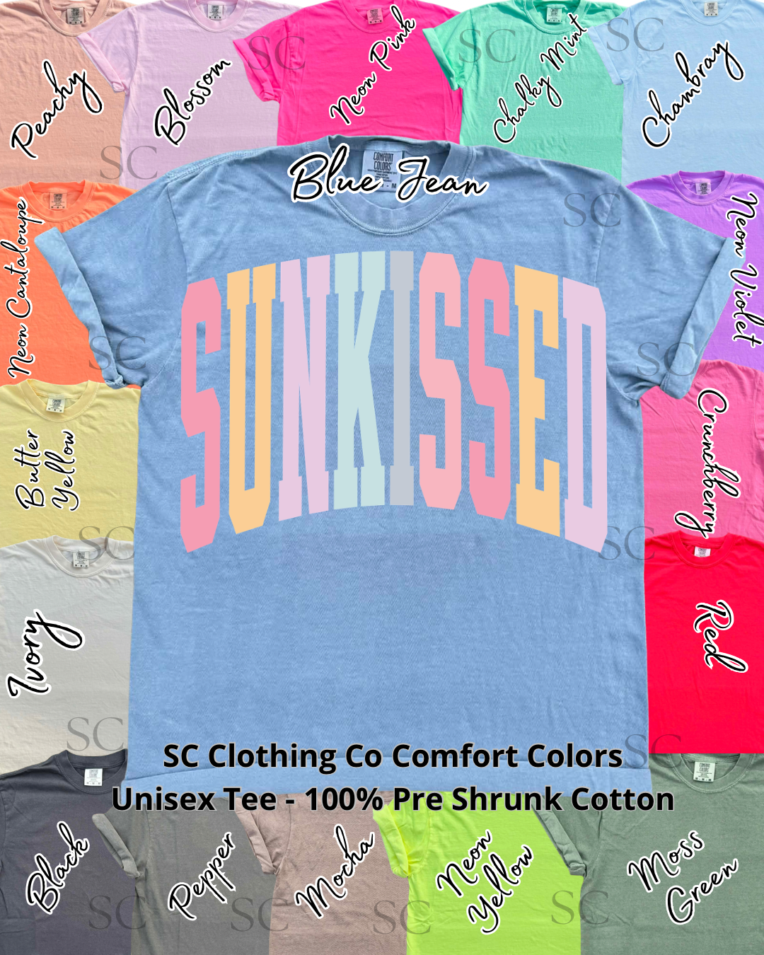 SUNKISSED Comfort Colors Tee