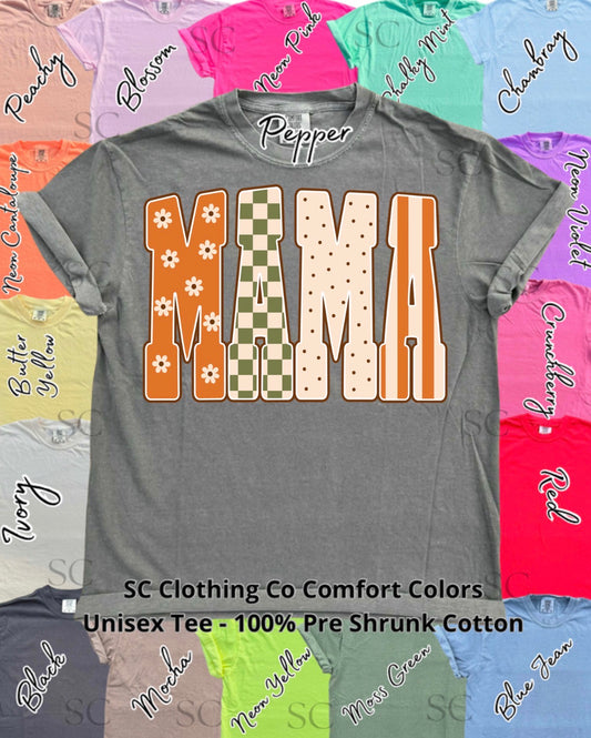 Fall Mama Comfort Colors Tee