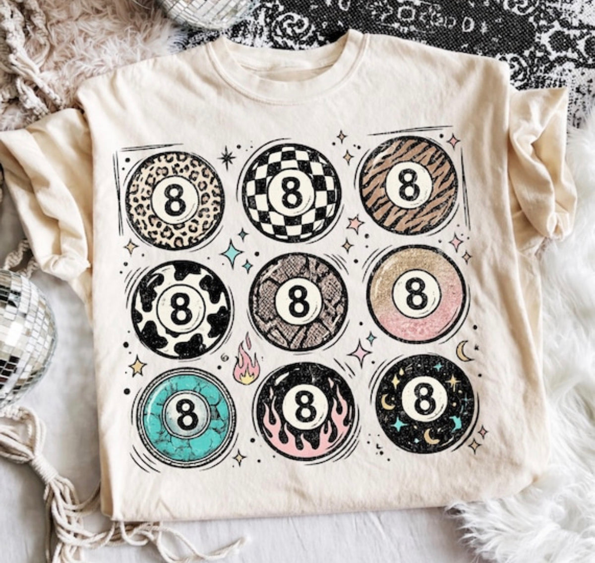 8 Ball Comfort Colors Tee