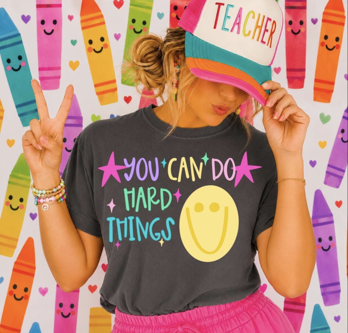 You can do hard things Comfort Colors Tee