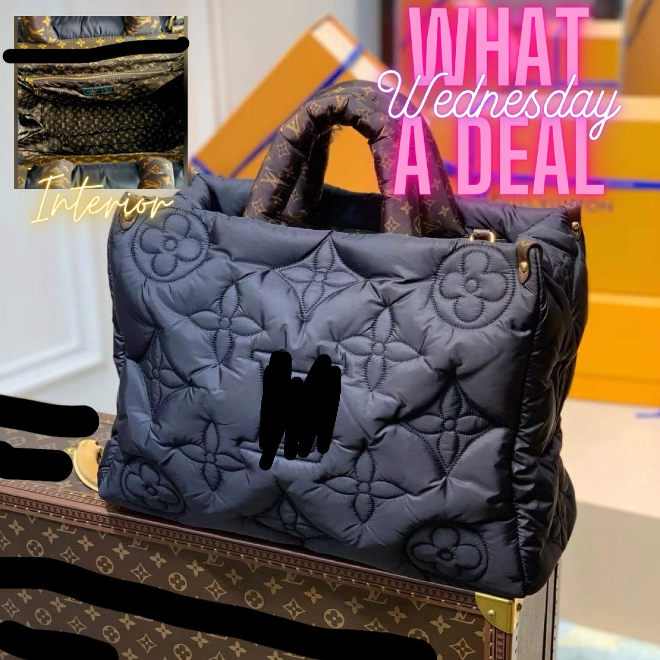 Puffy Vee cross shoulder