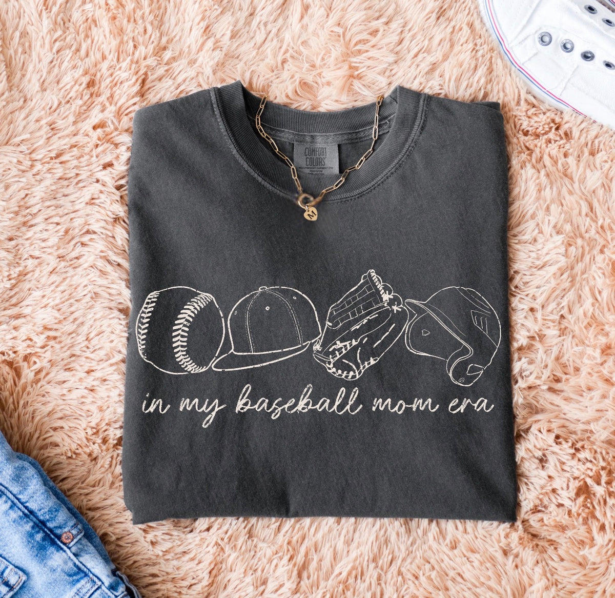 Baseball mom era Comfort Colors Tee