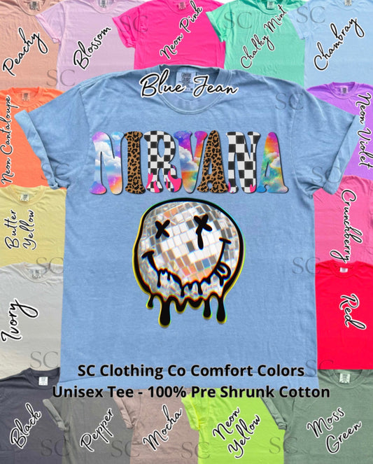 Band Smiley Comfort Colors Tee