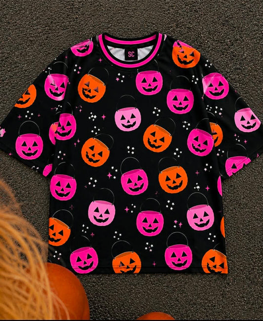 SC Custom Piece Pumpkin Pop Striped {TOP ONLY} Youth & Adult Pre order Delivering to you early in September