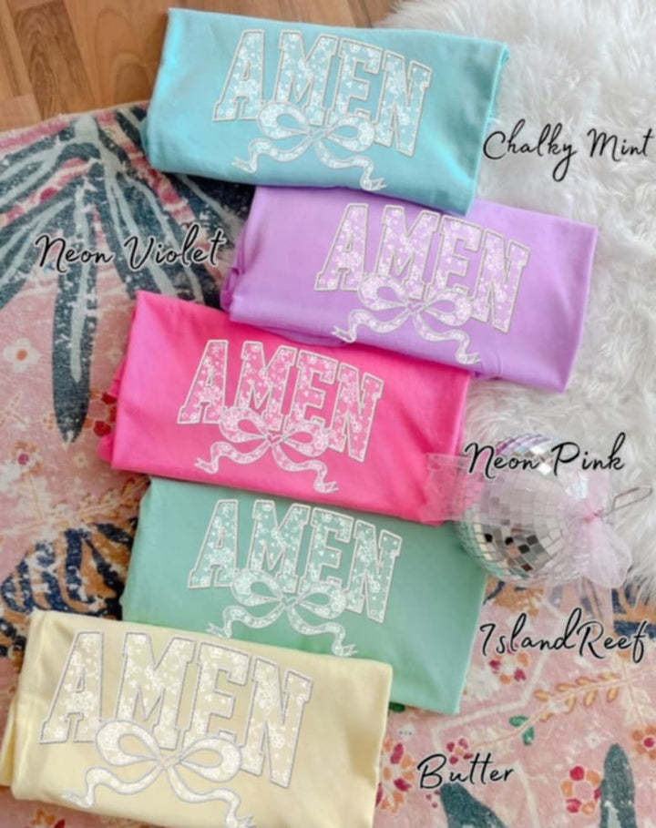 Amen lace ADULT TEE OR PULLOVER