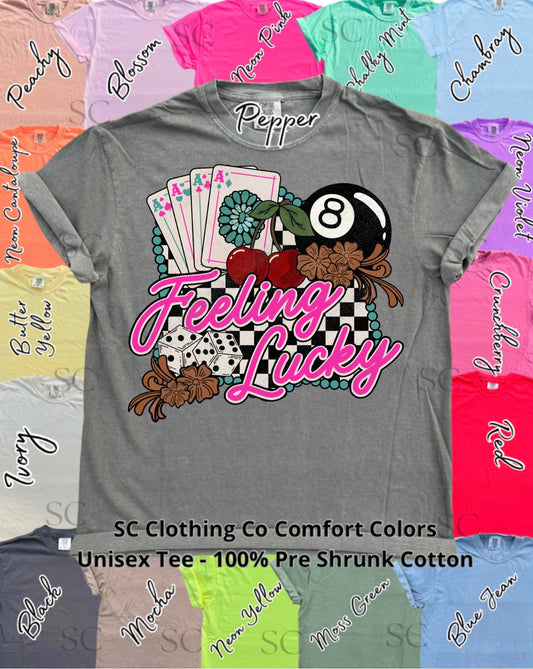Feelin’ Lucky Comfort Colors Tee