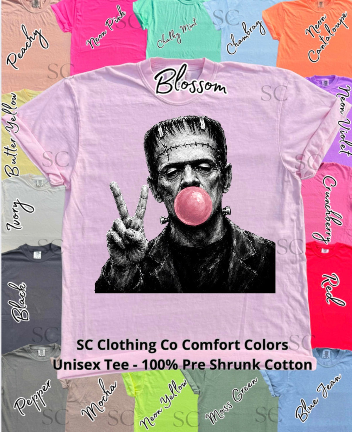 Frankie Bubble Comfort Colors Tee