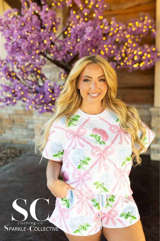 Southern Charm Short Sparkle Set by SC Arrival April