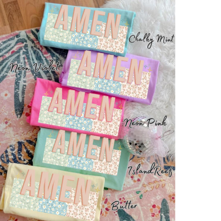 Amen ADULT TEE OR PULLOVER