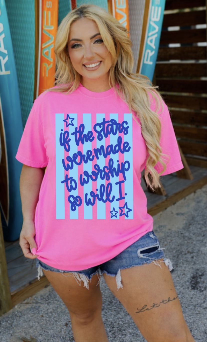 If the stars were made to worship Comfort Colors Tee