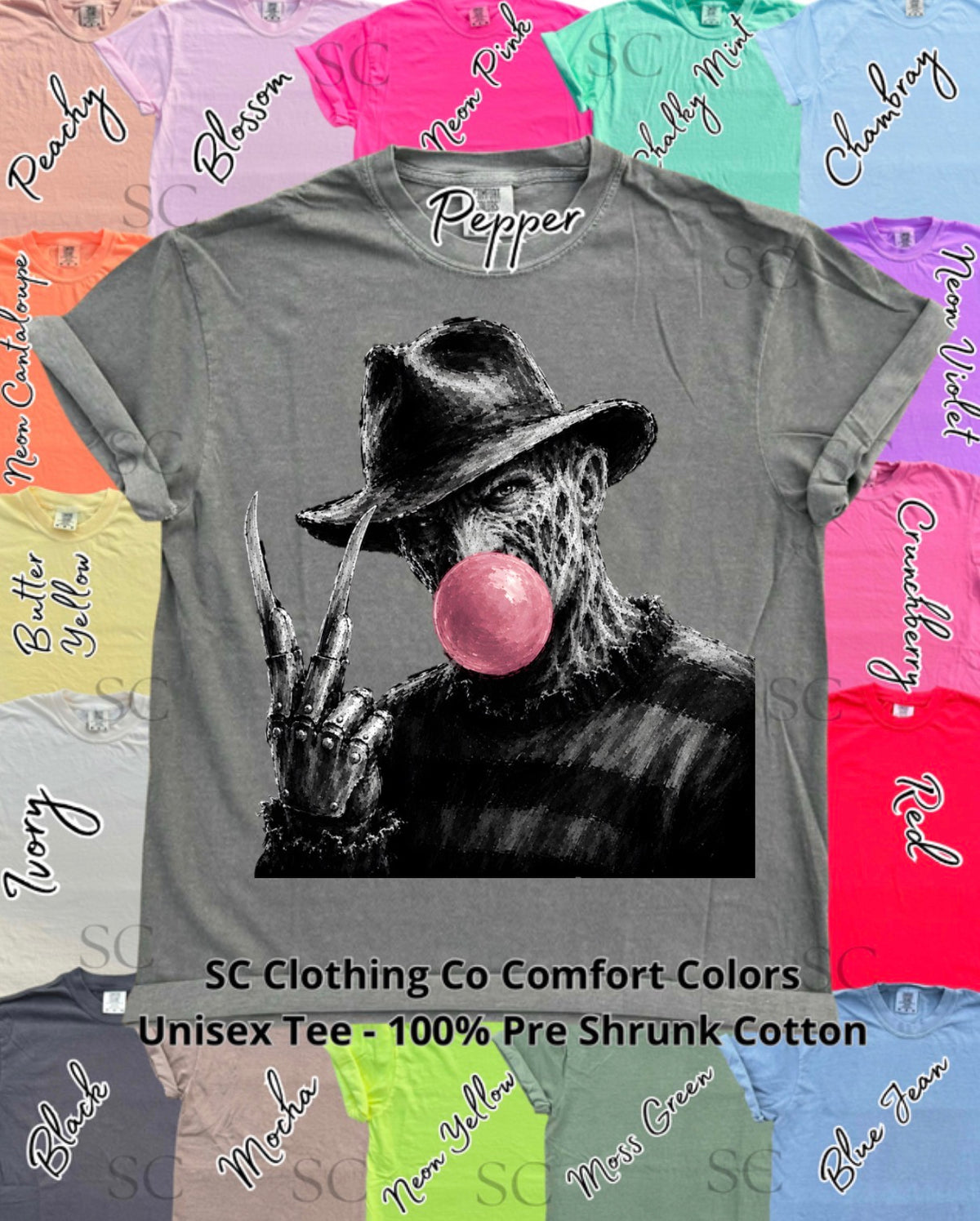 Freddy Bubble Comfort Colors Tee