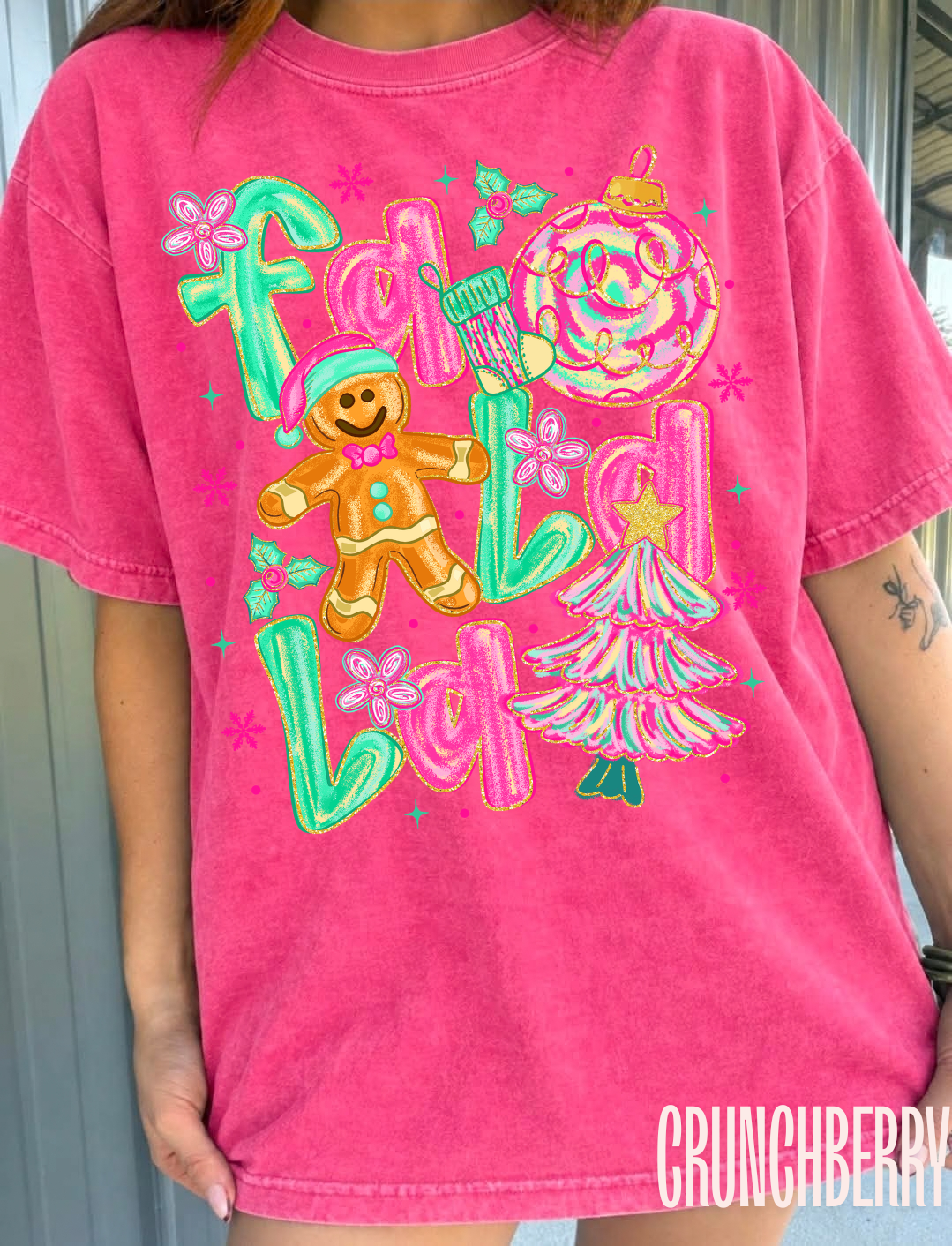 Fa La La Comfort Colors Tee