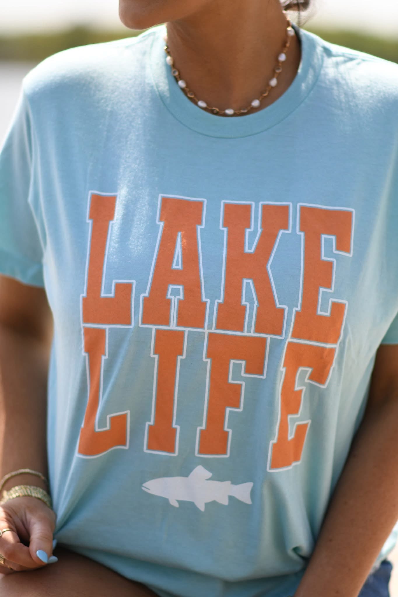 Lake life ADULT TEE OR PULLOVER