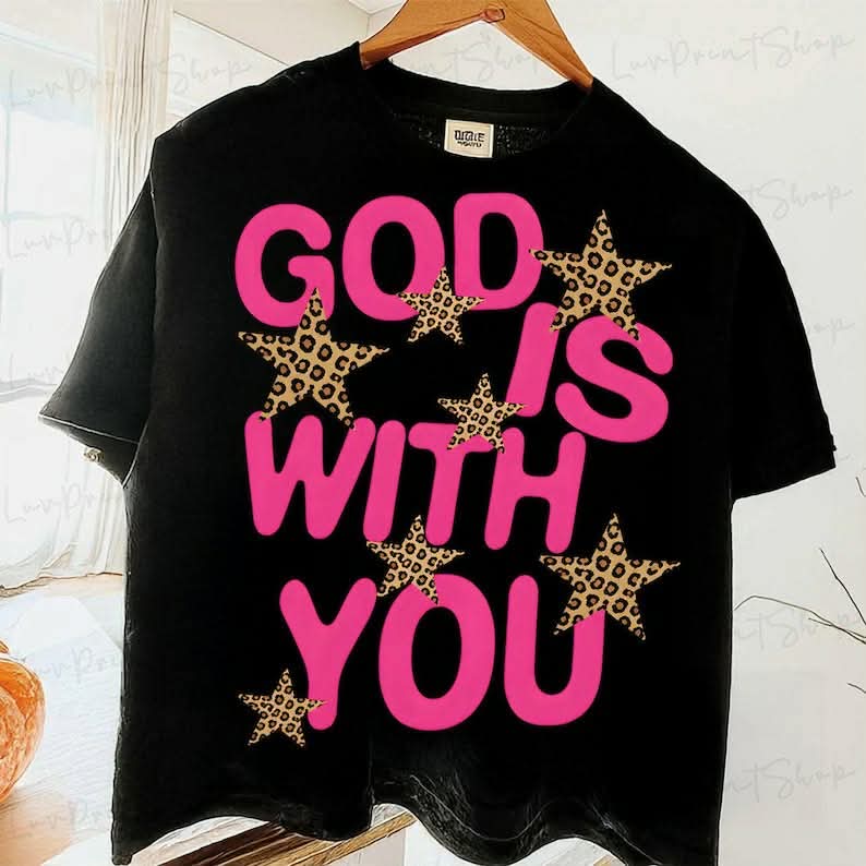 God is With You Comfort Colors Tee