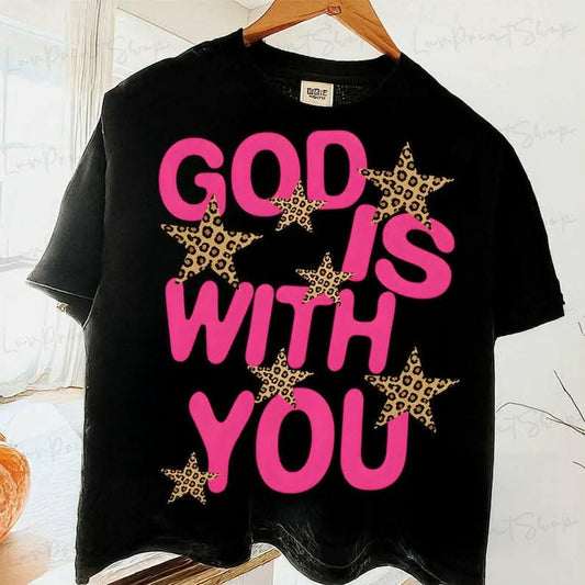 God is With You Comfort Colors Tee
